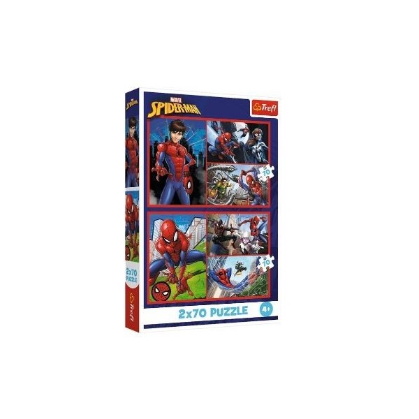 Spiderman Puzzle 2X70
