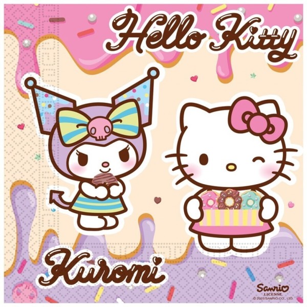 Hello Kitty Servilleta 20U 33*33Cm