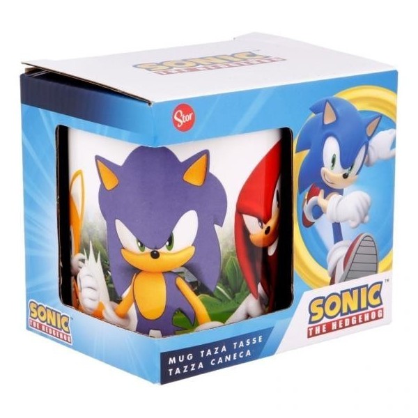 Sonic Taza Ceramica 325 Ml | En Caja De Regalo