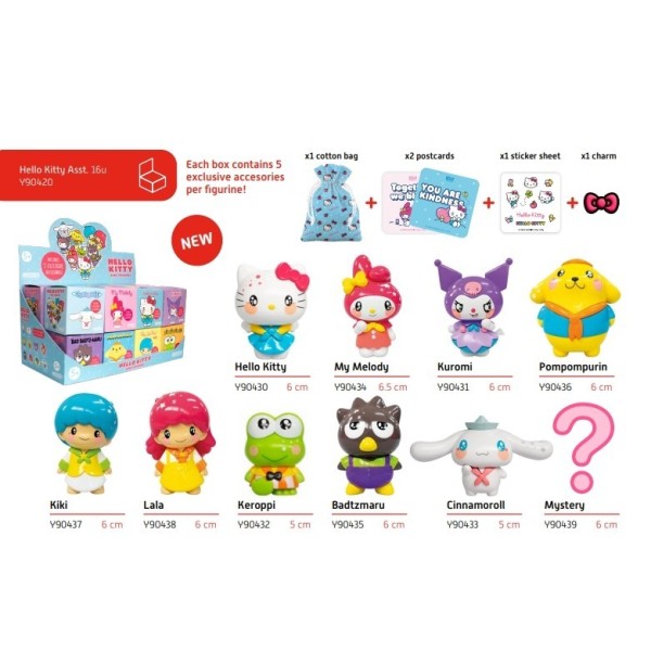 Hello Kitty & Friends Figura En Caja Exp 16U