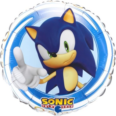 Sonic Balon Folie Redondo 46Cm