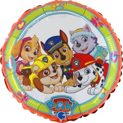 Paw Patrol Balon Folie Redondo 46Cm