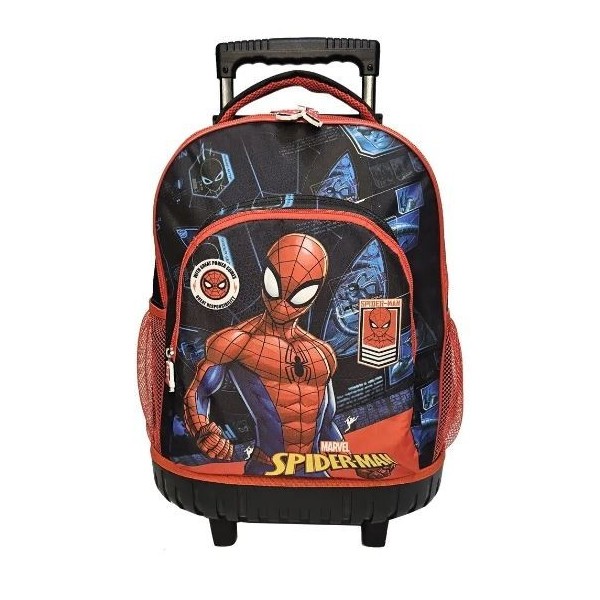 Spiderman Mochila Grande Con Trolley 3Cremallera 44Cm