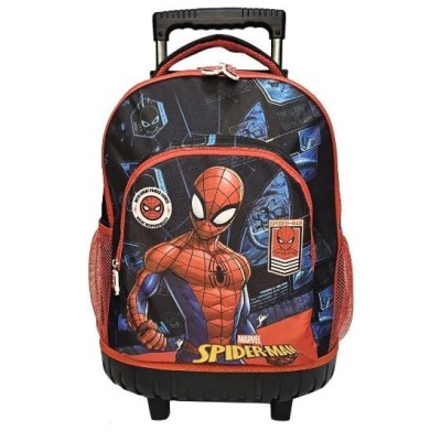 Spiderman Mochila Grande Con Trolley 3Cremallera 44Cm