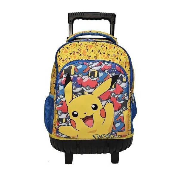 Pokemon Mochila Grande Con Trolley 3Cremallera 44Cm