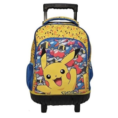 Pokemon Mochila Grande Con Trolley 3Cremallera 44Cm