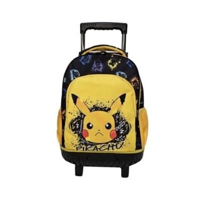Pokemon Mochila Grande Con Trolley 3Cremallera 44Cm
