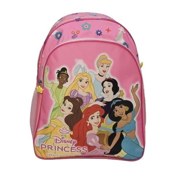 Princesas Mochila Grande 2Cremallera 42Cm
