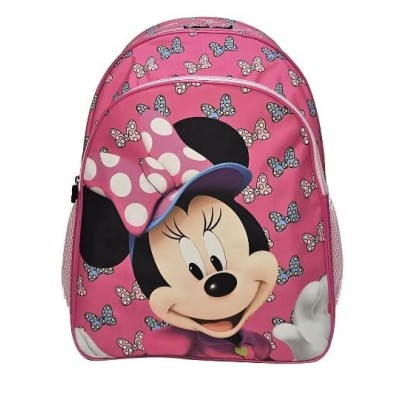 Minnie Mochila Grande 2Cremallera 42Cm