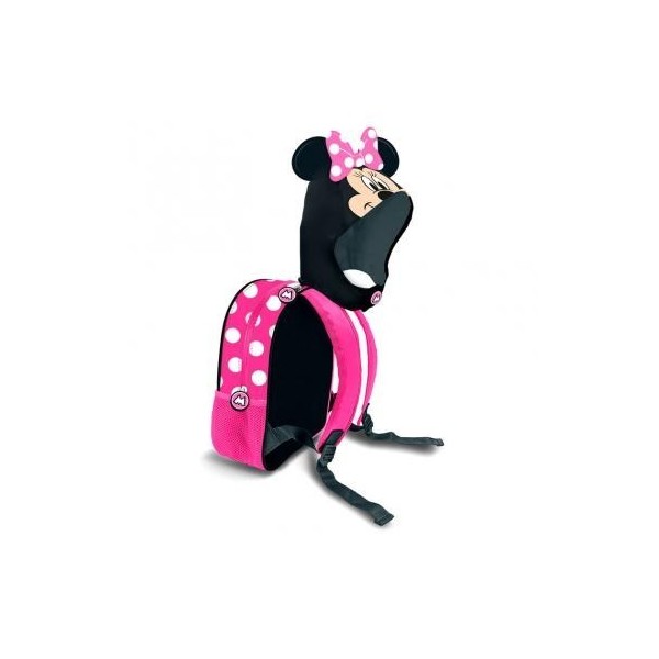 Minnie Mochila Capucha 3D 31Cm-Disney