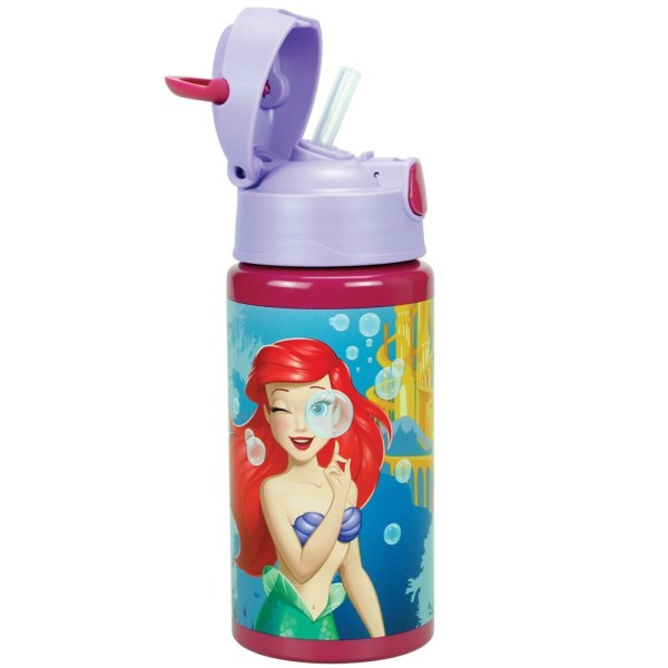 Princesas Botella Aluminio Flip 500Ml