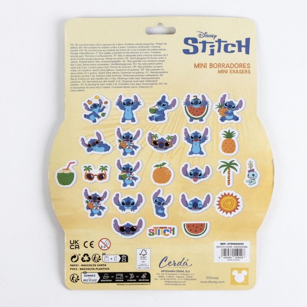 Stitch Mini Borradores 25Pcs