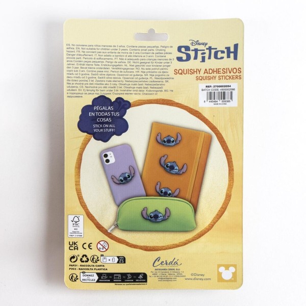 Stitch Squishy Pack 3