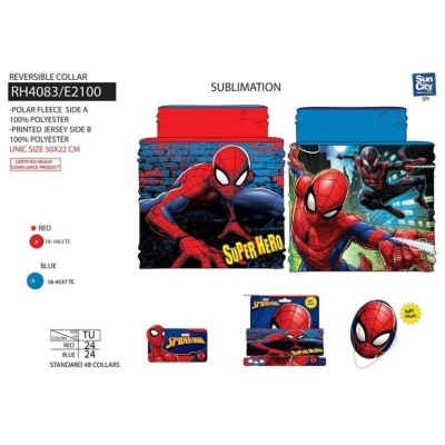 Spiderman Braga Polar Con Mascara