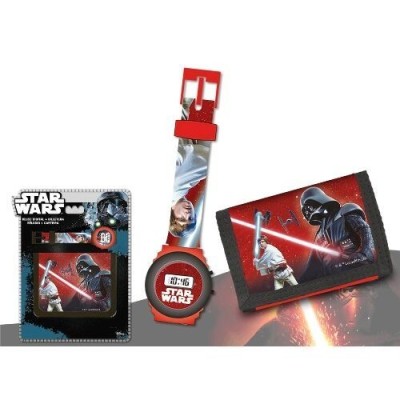 Star Wars Set Reloj Digita + Billletera