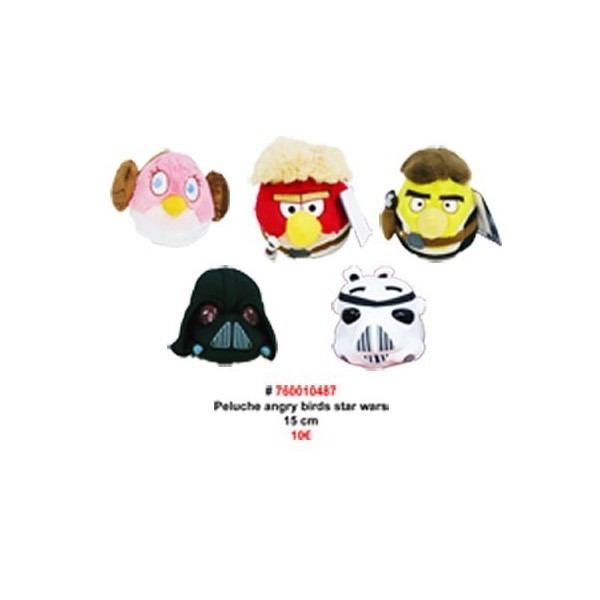 Peluche Angry Birds Star Wars 15Cm