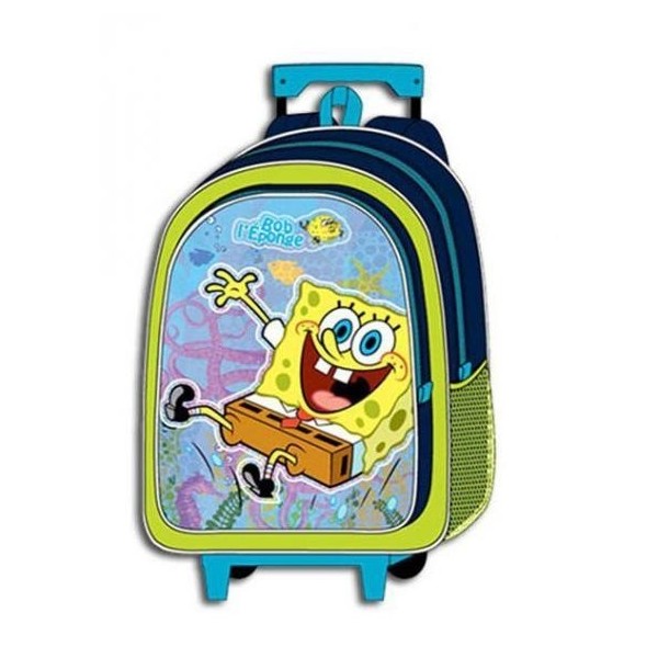 BOB ESPONJA MOCHILA CON RUEDAS  31CM