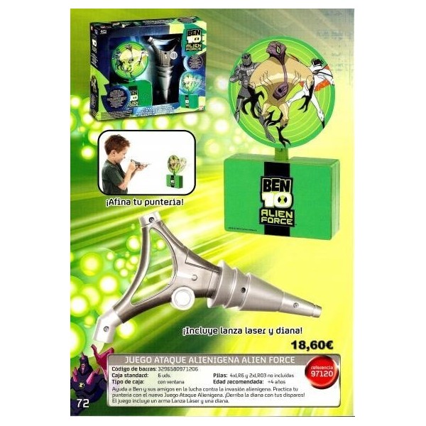 Juego Ataque Alienigena Alien Force 29X24Cm