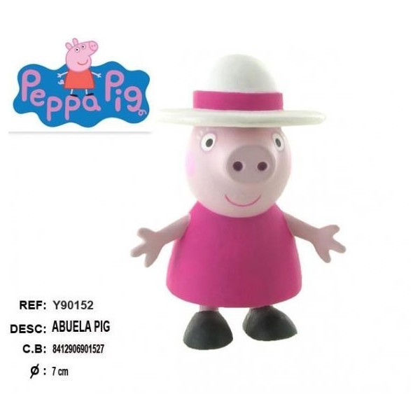 Figura Abuela Pig - Peppa Pig 7Cm-Comansi
