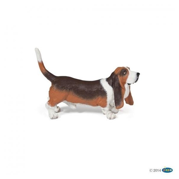 Figura Basset Hound ( Papo ) 54012/8Cm