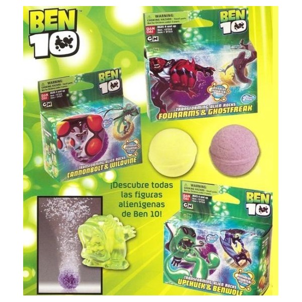 Rocas Alienigenas Transformables Ben 10 Figura En Caja Surtidas (Ben10)