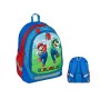 Super Mario Mochila Con Bolsillo Frontal 44Cm