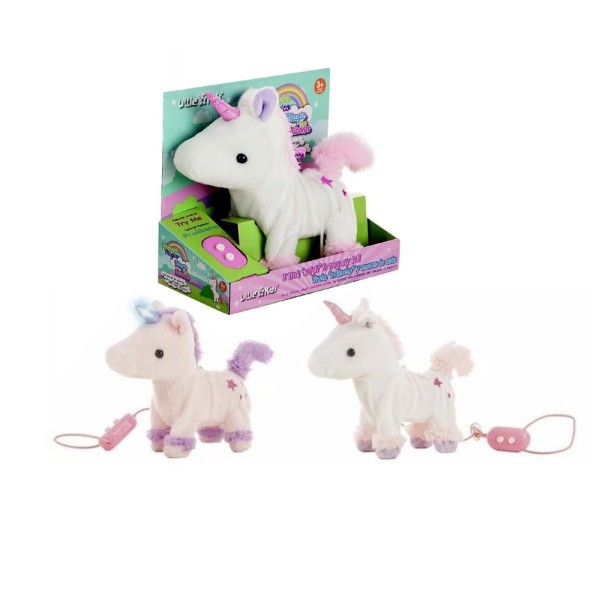 Unicornio Peluche Con Musical Y Camina- 23*28Cm