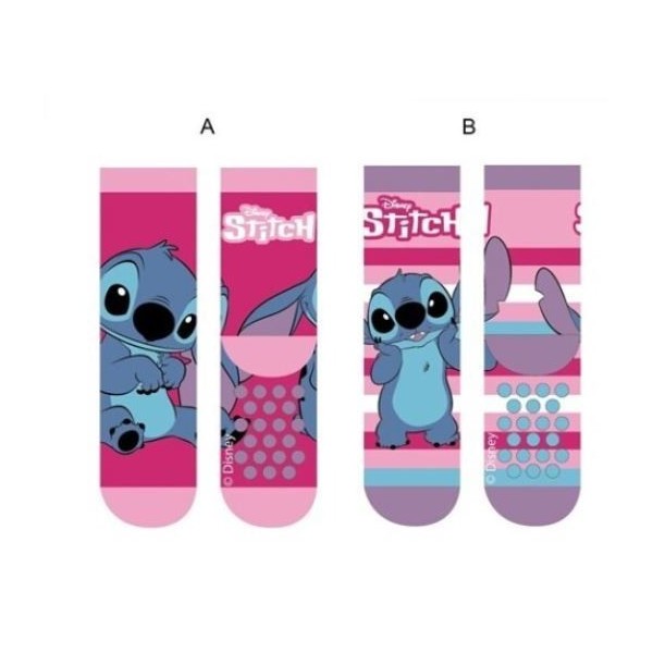 Stitch Pack 2 Calcetines Antideslizantes Para Ninas