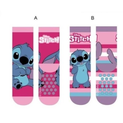 Stitch Pack 2 Calcetines Antideslizantes Para Ninas