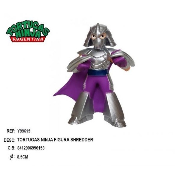 Figura Shredder - Tortugas Ninjas-Comansi