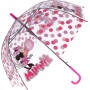 Minnie Paraguas Transparente Automatico 48Cm