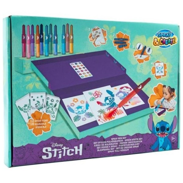 Stitch Dibujo Aerógrafos Con Plantillas