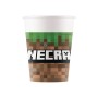 Minecraft Vasos Papel 200Ml (8Uns)
