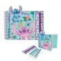 Stitch Cuaderno De Actividades Con Estuche Removible