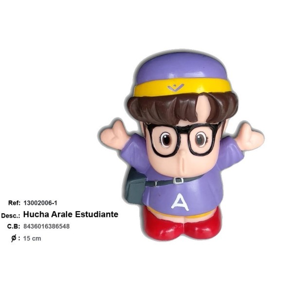 Hucha Arale Estudiante 15Cm