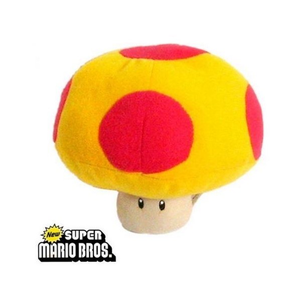 Super Mario Seta Amarillo 10Cm