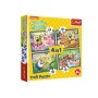Bob Esponja Puzzle 4 En 1