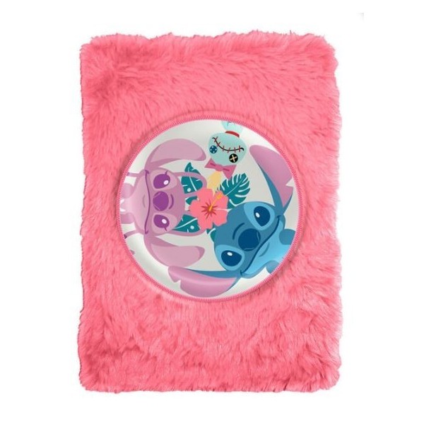 Stitch Libreta Peluche Soft