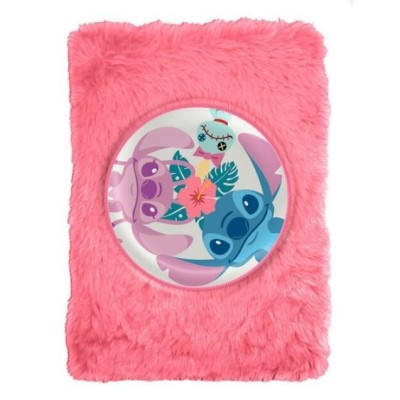 Stitch Libreta Peluche Soft