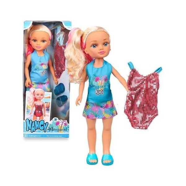 Famosa Nancy Tropical Con Vestido Veraniego Y Traje Baño Nac93000
