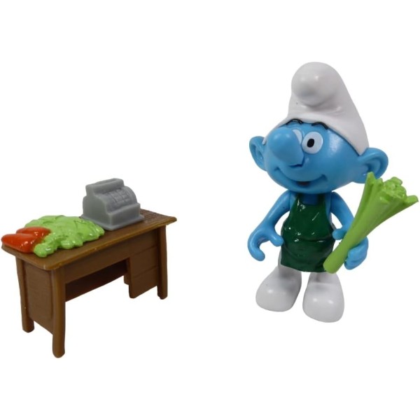 Da105 Pitufo Como Vendedor De Verduras