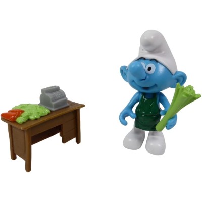 Da105 Pitufo Como Vendedor De Verduras