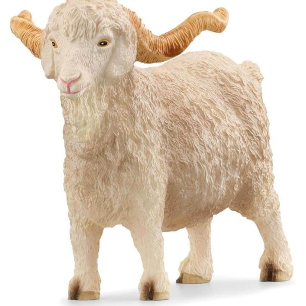 Figura Cabra De Angora Schleich Colección Línea Farm World 13970