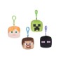 Minecraft Peluche Con Llavero 4Modelo 8Cm