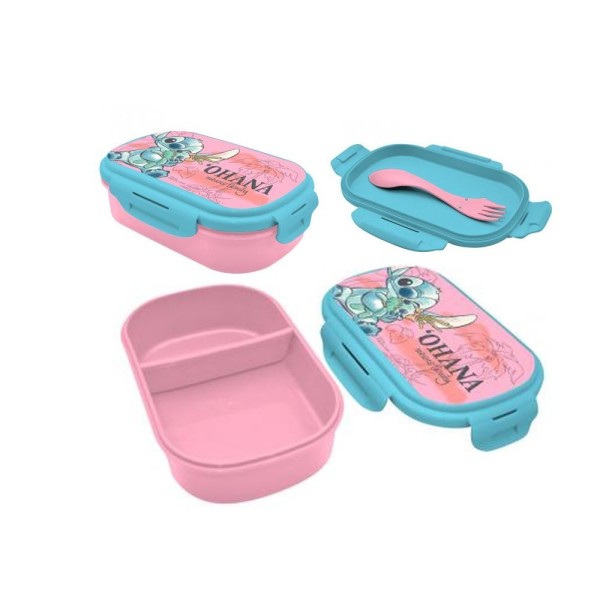 Stitch Sandwichera Con Cubierto