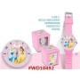Disney Princesas WD10492 Reloj Analogico 3 En 1