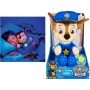 Paw Patrol - Snuggle Up Chase – Peluche Interactivo Con Luz Y Sonidos (Frases En Inglés) | Juguete Oficial Para Dormir