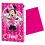 6U Invitaciones Minnie