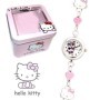 Hello Kitty Reloj Analogico Pulsera Cadena Metal - Caja Metal