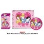 Disney Princesas D83727 Reloj De Pared y manta polar